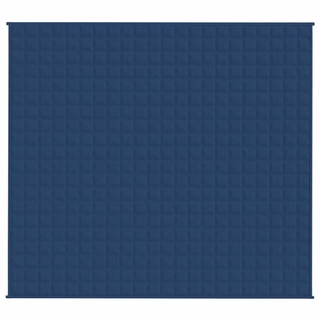 Verzwaringsdeken 200x220 cm 9 kg stof blauw 3