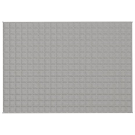 Verzwaringsdeken 155x220 cm 7 kg stof grijs 3