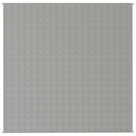 Verzwaringsdeken 200x200 cm 13 kg stof grijs 3