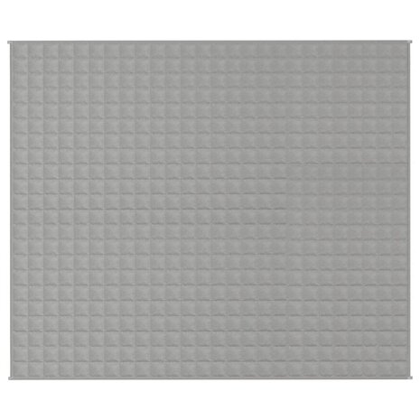Verzwaringsdeken 220x260 cm 11 kg stof grijs 3