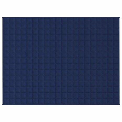 Verzwaringsdeken 150x200 cm 7 kg stof blauw 3