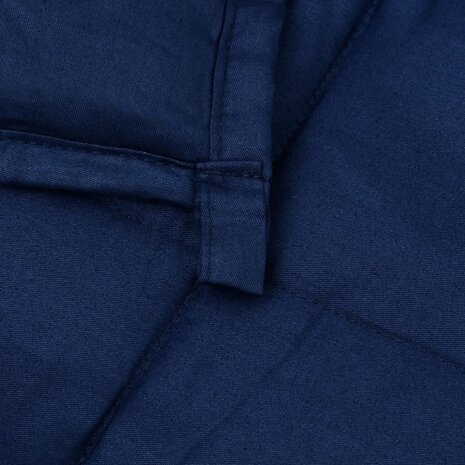 Verzwaringsdeken 150x200 cm 7 kg stof blauw 5