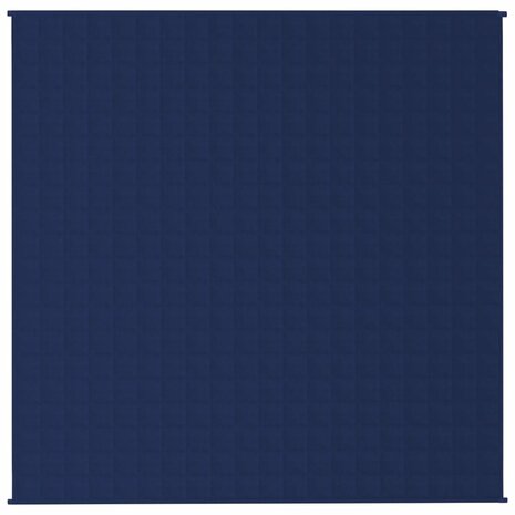 Verzwaringsdeken 200x200 cm 13 kg stof blauw 3