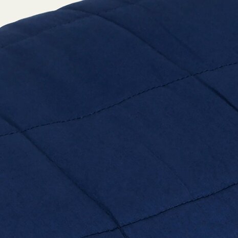 Verzwaringsdeken 200x200 cm 13 kg stof blauw 4