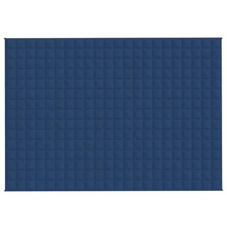 Verzwaringsdeken 155x220 cm 11 kg stof blauw 3