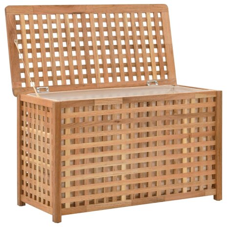 Wasmand 77,5x37,5x46,5 cm massief walnoothout 2