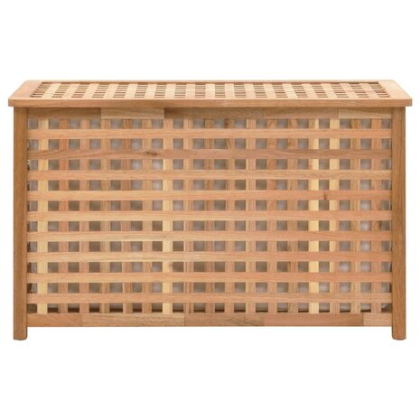 Wasmand 77,5x37,5x46,5 cm massief walnoothout 3