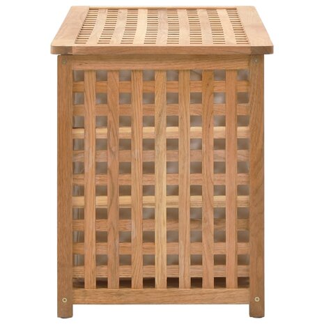 Wasmand 77,5x37,5x46,5 cm massief walnoothout 4
