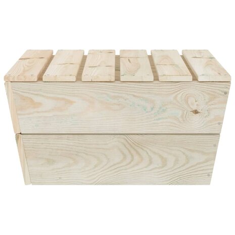 Tuintafels 2 st 60x60x30 cm geïmpregneerd vurenhout 4
