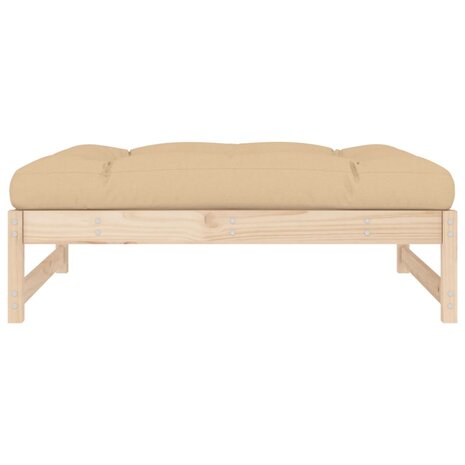 Tuinvoetenbank 120x80 cm massief grenenhout 4