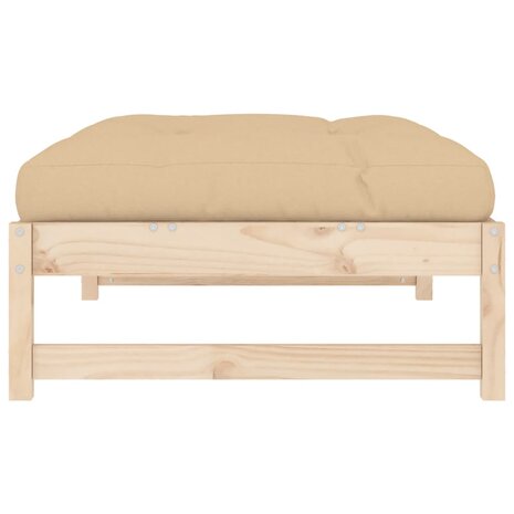 Tuinvoetenbank 120x80 cm massief grenenhout 5