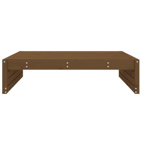 Tuinvoetenbank 120x80 cm massief grenenhout honingbruin 4