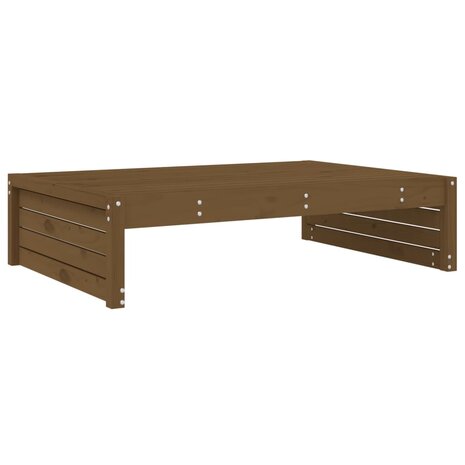 Tuinvoetenbank 120x80 cm massief grenenhout honingbruin 6