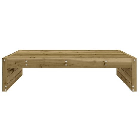 Tuinvoetenbank 120x80 cm geïmpregneerd grenenhout 4