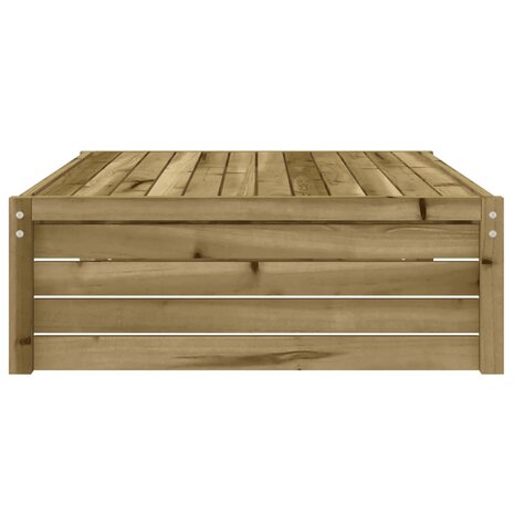 Tuinvoetenbank 120x80 cm geïmpregneerd grenenhout 5
