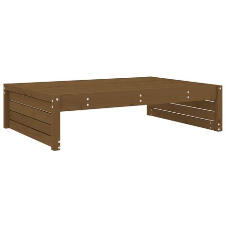 Tuinvoetenbank 120x80 cm massief grenenhout honingbruin 6