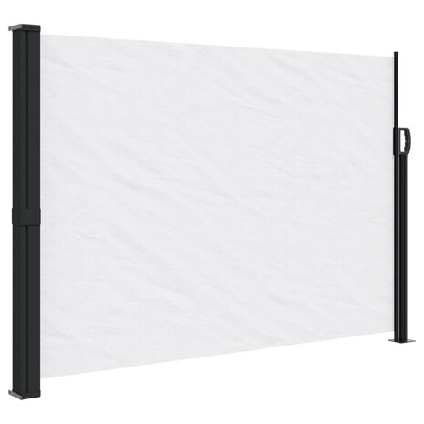 Windscherm uittrekbaar 140x600 cm wit 2