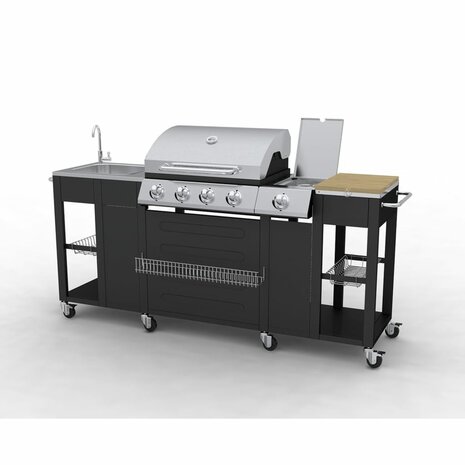 Buitenkeuken met barbecue Montana 4 branders 1