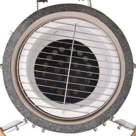 Kamado barbecue 81 cm keramiek 6