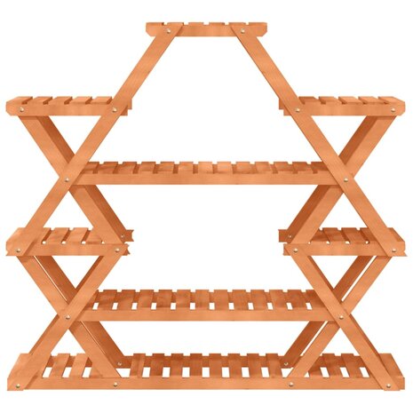 Plantenstandaard 110x25x105 cm massief vurenhout 4