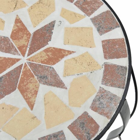 Plantenstandaards 3 st keramiek terracottakleurig en wit 8