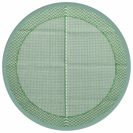 Buitenkleed Ø 120 cm polypropeen groen 2