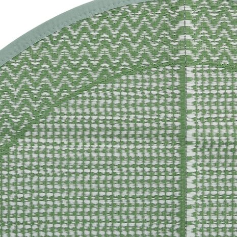 Buitenkleed Ø 120 cm polypropeen groen 5