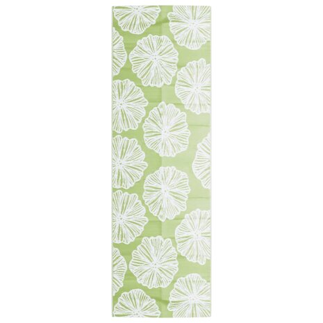 Buitenkleed 80x250 cm polypropeen groen 2