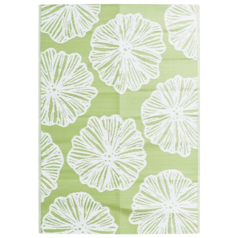 Buitenkleed 140x200 cm polypropeen groen 2