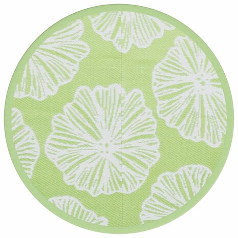 Buitenkleed Ø 160 cm polypropeen groen 2