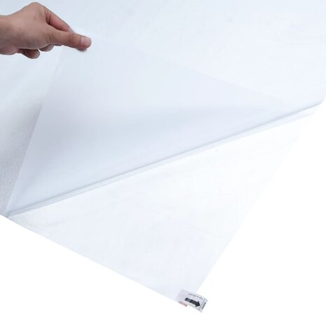 Raamfolies 3 st statisch mat PVC transparantgrijs 7