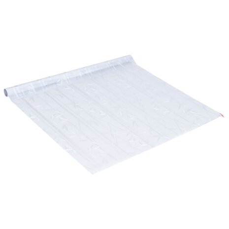 Raamfolies 4 st mat bamboepatroon PVC 6