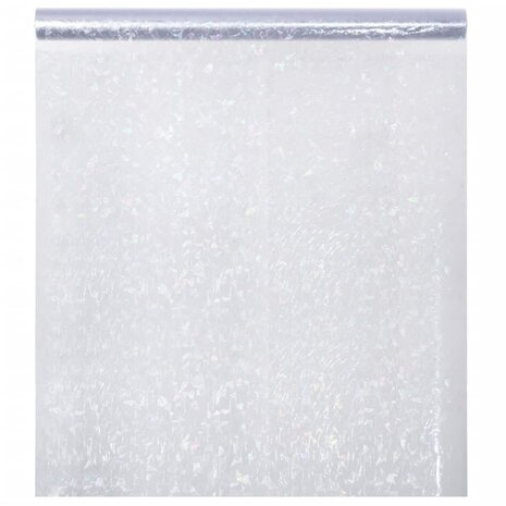 Raamfolies 3 st mat 3D regenboogpatroon PVC 4