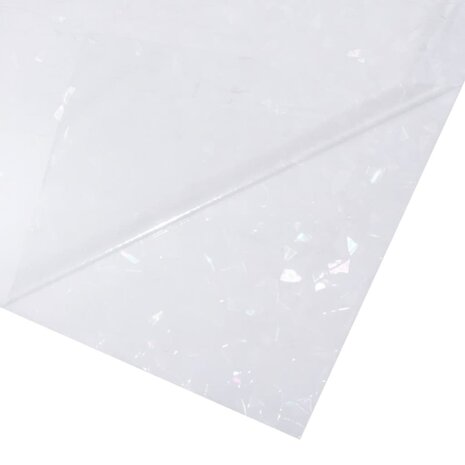 Raamfolies 5 st mat 3D regenboogpatroon PVC 7