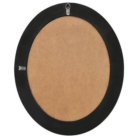 Wandspiegel barok stijl 50x60 cm zwart 5
