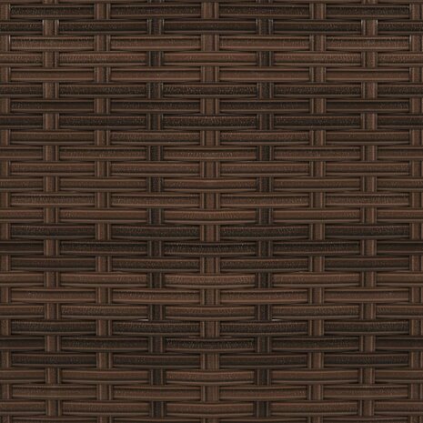 2-delige Loungeset poly rattan bruin 10