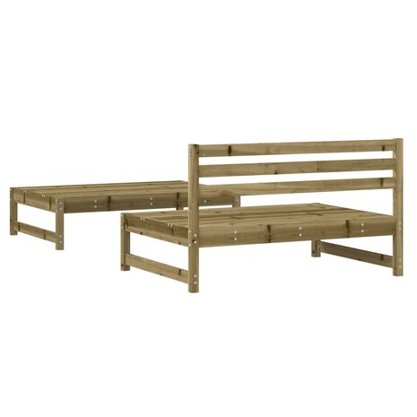 2-delige Loungeset geïmpregneerd grenenhout 3