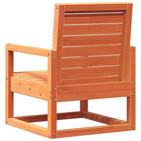 3-delige Loungeset massief grenenhout wasbruin 6