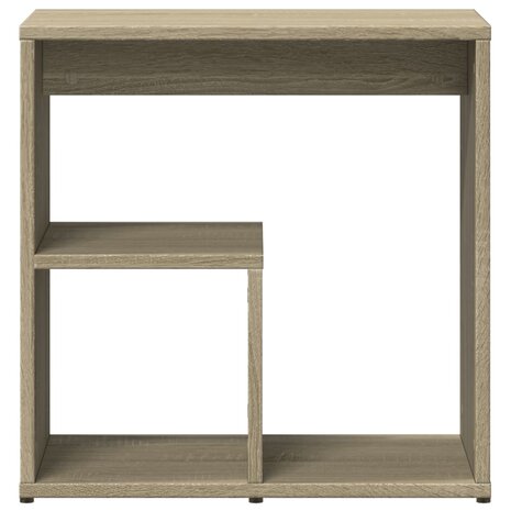 Bijzettafel 50x30x50 cm spaanplaat sonoma eikenkleurig 5