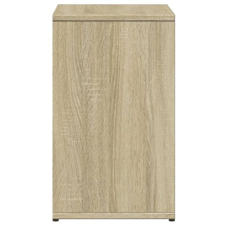 Bijzettafel 50x30x50 cm spaanplaat sonoma eikenkleurig 6