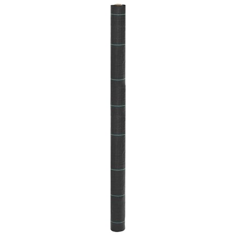 Worteldoek 1,5x50 m polypropeen zwart 1