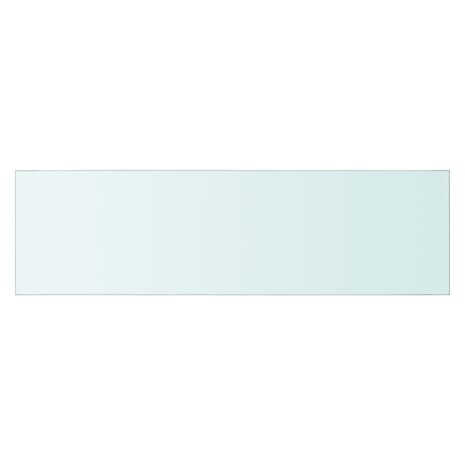 Wandschap transparant 70x20 cm glas 2