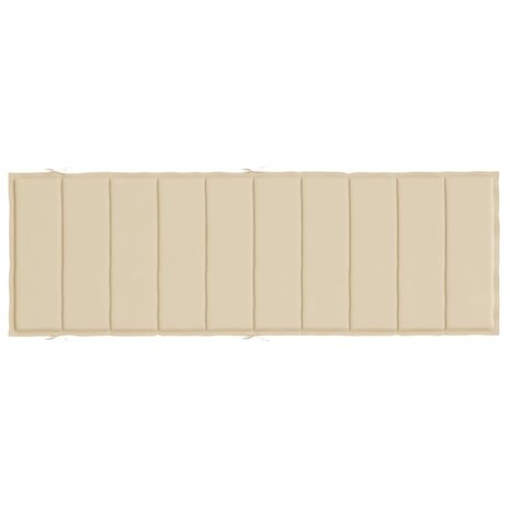 Ligbedkussen 186x58x3 cm oxford stof beige 5