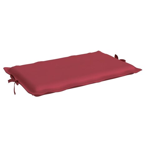 Ligbedkussen 186x58x3 cm oxford stof wijnrood 7