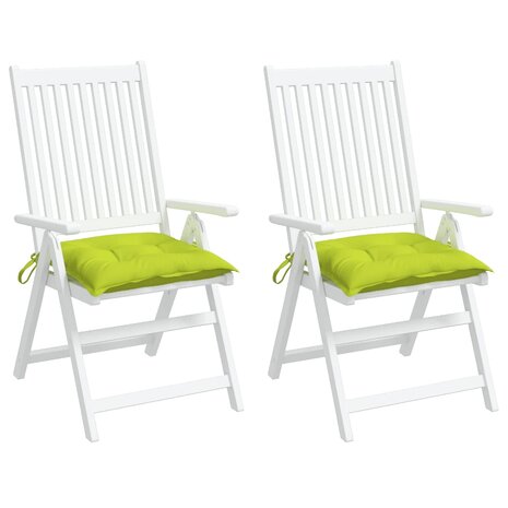 Palletkussens 2 st 50x50x7 cm oxford stof felgroen 1