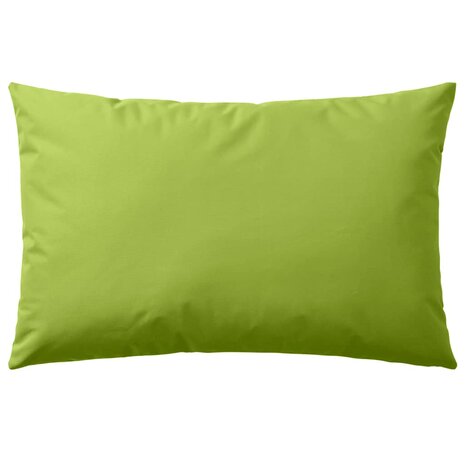 Buitenkussens 60x40 cm appeltjesgroen 2 st 2