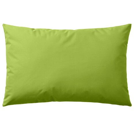 Buitenkussens 60x40 cm appeltjesgroen 4 st 2