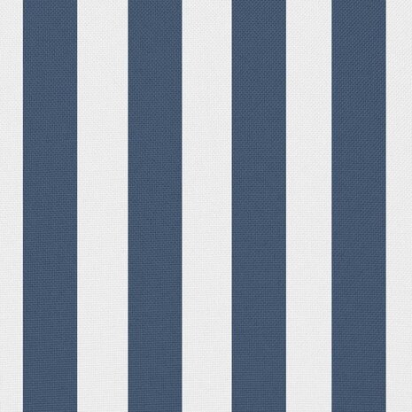 Buitenkussens 45x45 cm gestreept marineblauw 2 st 4