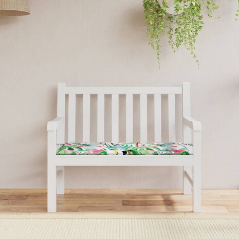 Tuinbankkussen 120x50x3 cm oxford stof meerkleurig 1