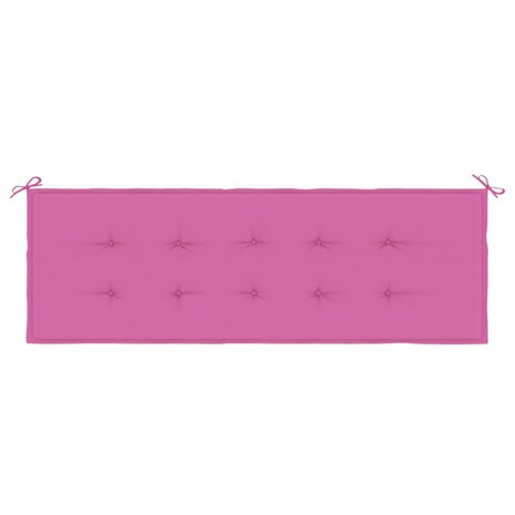 Tuinbankkussen 150x50x3 cm oxford stof roze 4
